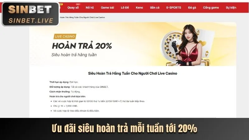 Khuyến mãi hấp dẫn Kibet
